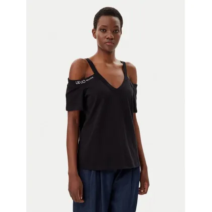 Zdjęcie Liu Jo Sport T-Shirt TA5271 JS003 Czarny Regular Fit