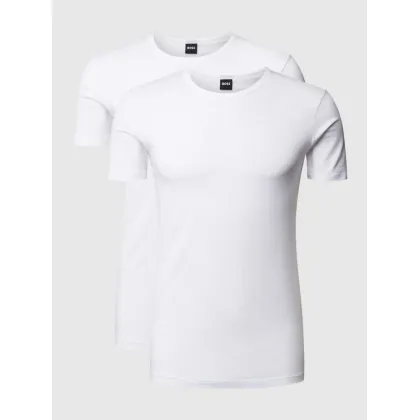 Zdjęcie T-shirt z detalem z logo w zestawie 2 szt.