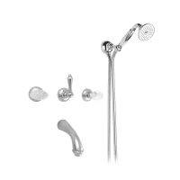 Zdjęcie Naścienna bateria wannowa z ceramiczną głowicą - Officina Nicolazzi