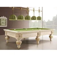 Picture An original billiard table enriched with gold inlays