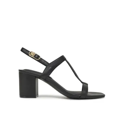 Zdjęcie Tommy Hilfiger Sandały Leather Block Heel Sandal FW0FW08532 Czarny