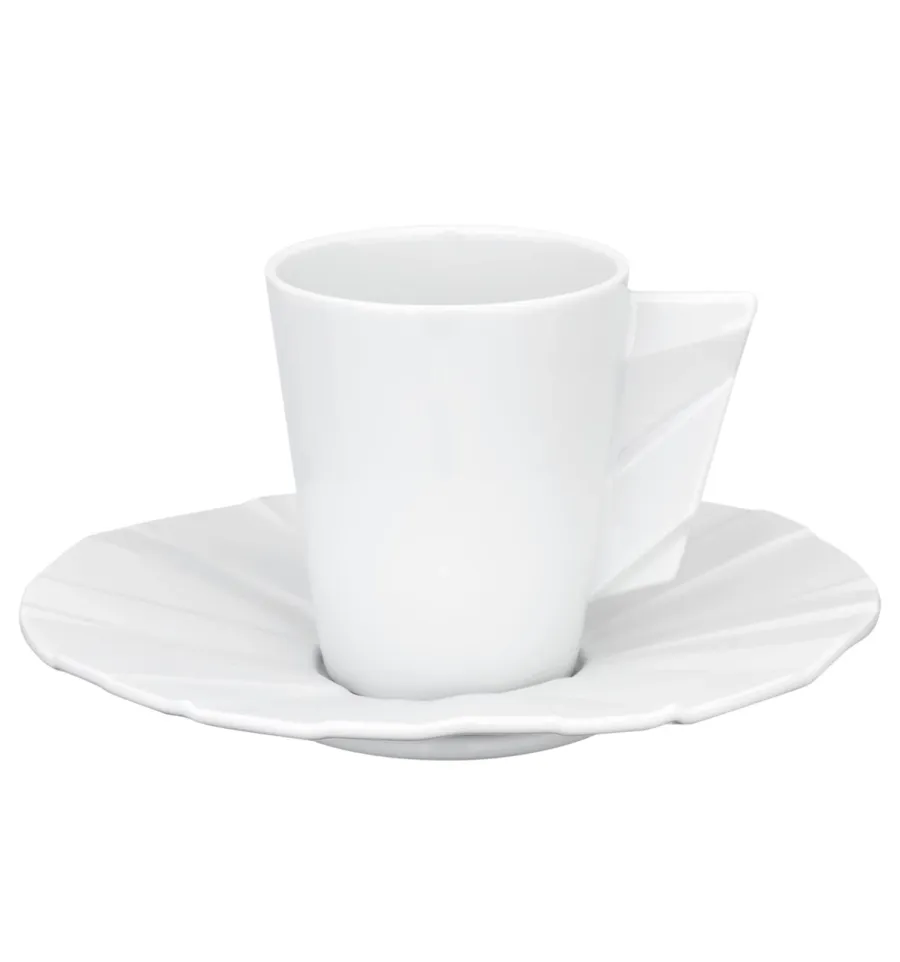 obrazek 1 Filiżanka do kawy ze spodkiem z porcelany Matrix z kolekcji sygnowanej przez Bartka Mejora - Vista Alegre