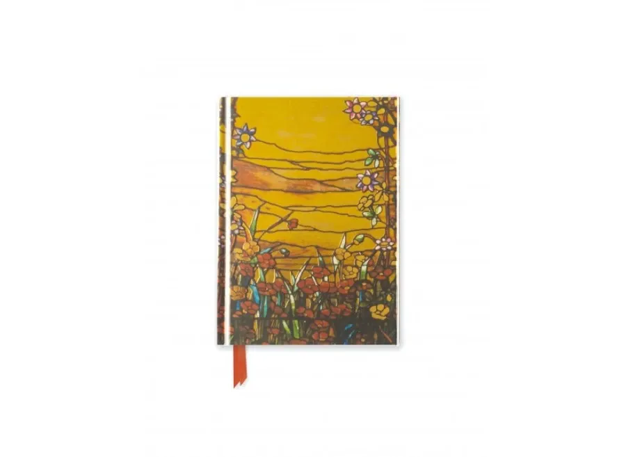 obrazek 1 Dziennik kieszonkowy (Tiffany: Czerwone kwiaty) - Flame Tree Publishing