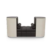 Picture Classic Italian island with 4 + 4 wardrobe drawers for luxurious interiors - Bianchini