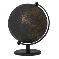 Picture Unique decorative globe Gagarin, black and gold