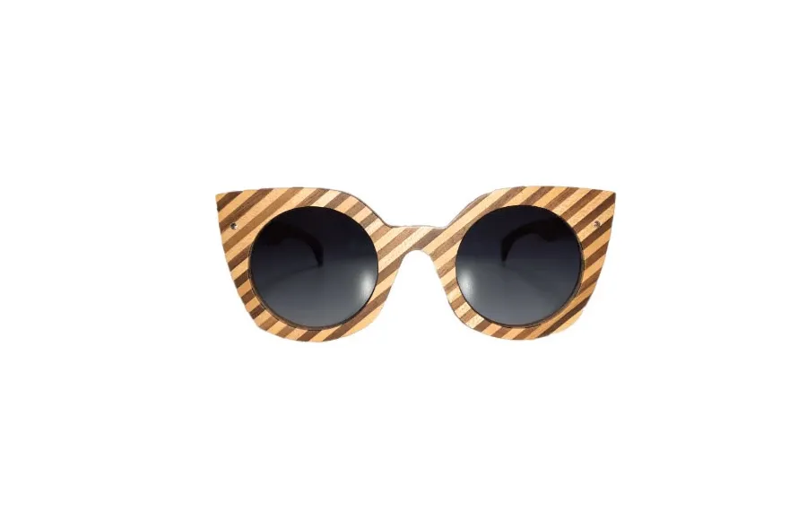 obrazek 1 Luksusowe damskie okulary - włoskie, z drewna orzecha - Legno Light
