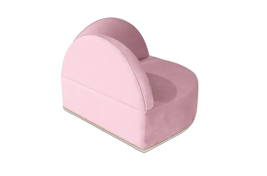 obrazek 3 Różowa designerska sofa dla dzieci