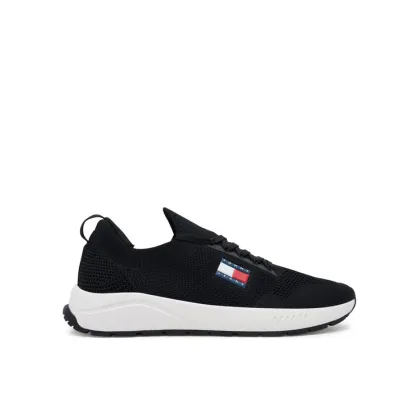 Zdjęcie Tommy Jeans Sneakersy Runner Kntitted EM0EM01555 Czarny