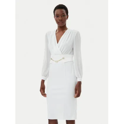 Zdjęcie Rinascimento Sukienka koktajlowa CFC0123289003 Biały Regular Fit