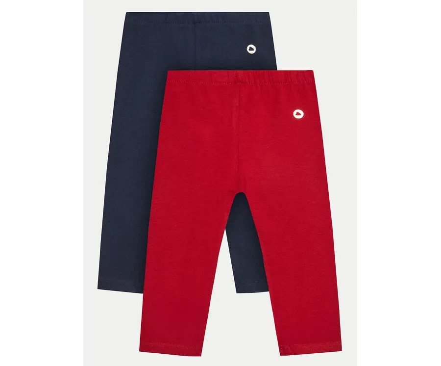 obrazek 1 Mayoral Komplet 2 par legginsów 702 Kolorowy Slim Fit