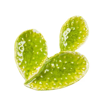 Zdjęcie Zielony talerz wykonany z ceramiki z Włoch - Virginia Casa