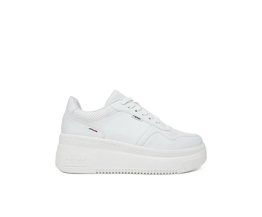 obrazek 1 Rieker Sneakersy M7811-80 Biały