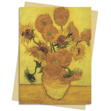 Zdjęcie Pakiet kartek na życzenia (Słoneczniki - Van Gogh) - Flame Tree Publishing
