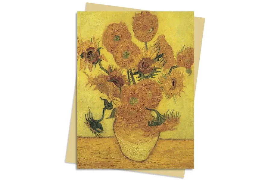 obrazek 1 Pakiet kartek na życzenia (Słoneczniki - Van Gogh) - Flame Tree Publishing