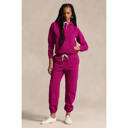 Zdjęcie Polo Ralph Lauren spodnie dresowe kolor różowy gładkie