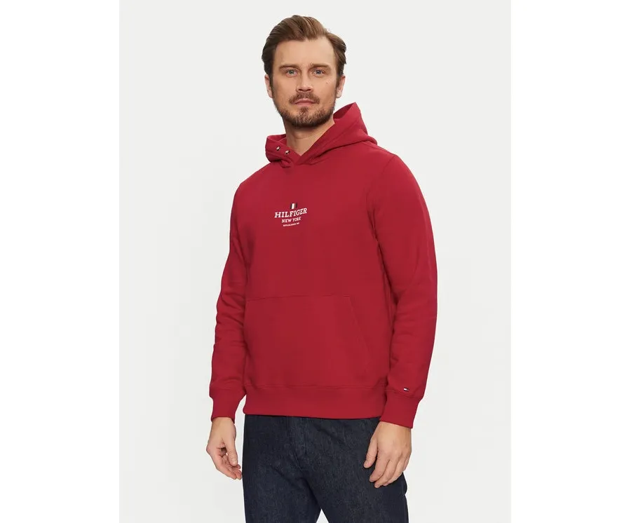 obrazek 1 Tommy Hilfiger Bluza MW0MW39050 Czerwony Regular Fit