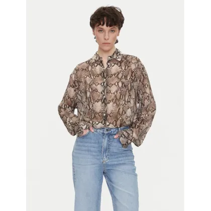 Zdjęcie HUGO Koszula The Boyfriend 50539779 Brązowy Oversize