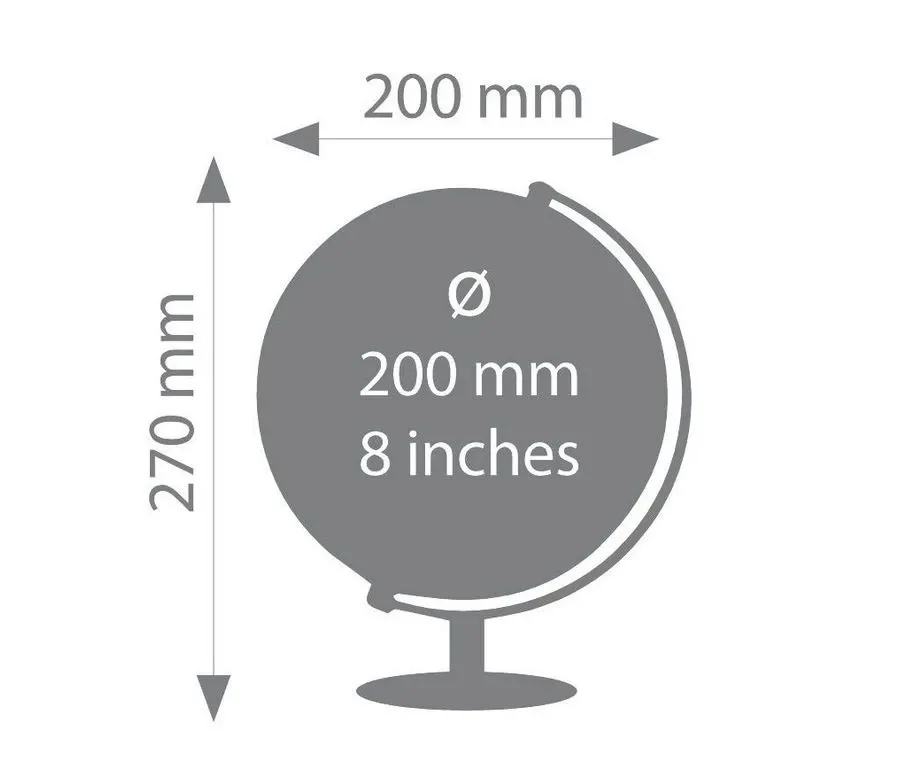 obrazek 2 Niesamowity globus dekoracyjny Lunar