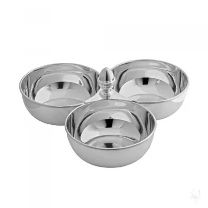 Zdjęcie Stylowe piękne miski na migdały wykonane ze srebra - Zaramella Argenti