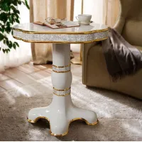 Zdjęcie Unikatowy ceramiczny stolik z pięknym zdobieniem - Bruno Costenaro