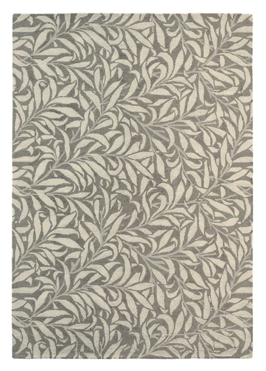 Szaro Beżowy Dywan w Kwiaty – WILLOW BOUGH MOLE 28304, angielskiej marki Morris & Co.