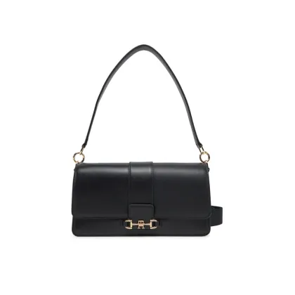 Zdjęcie Tommy Hilfiger Torebka Heritage Leather Conv Crossover AW0AW17399 Czarny