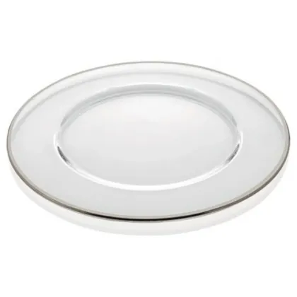 Picture Italian plate-stand with a platinum-decorated rim - IVV