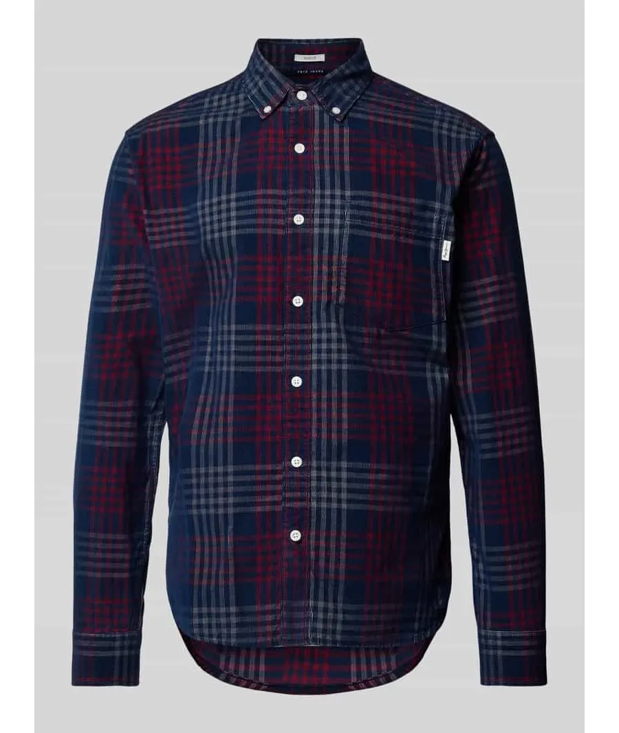 obrazek 1 Pepe Jeans Koszula Marcus PM308726 Granatowy Regular Fit