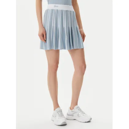 Zdjęcie Guess Spódnica plisowana V5GD00 Z3D60 Błękitny Regular Fit