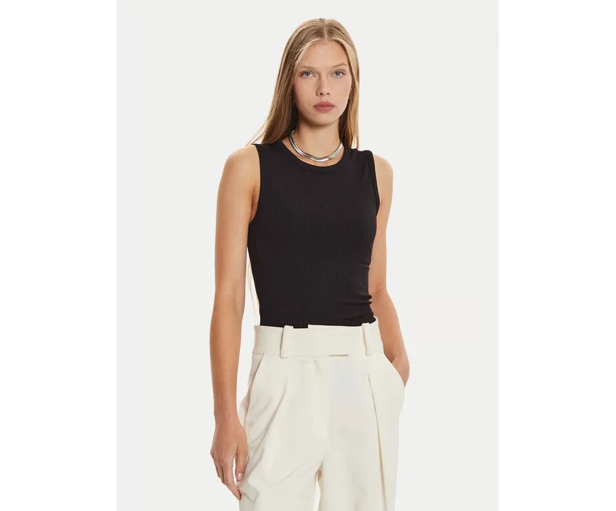 obrazek 1 Calvin Klein Top K20K207748 Czarny Slim Fit