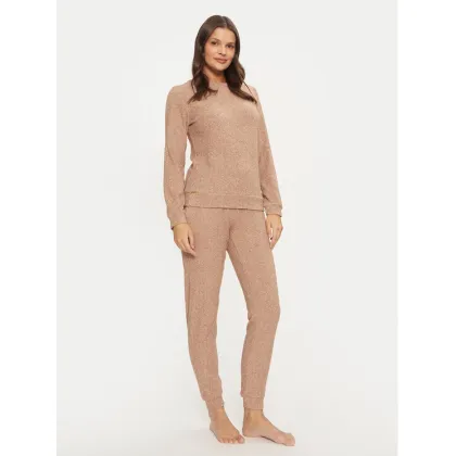 Zdjęcie Selmark Piżama P8673 Beżowy Regular Fit