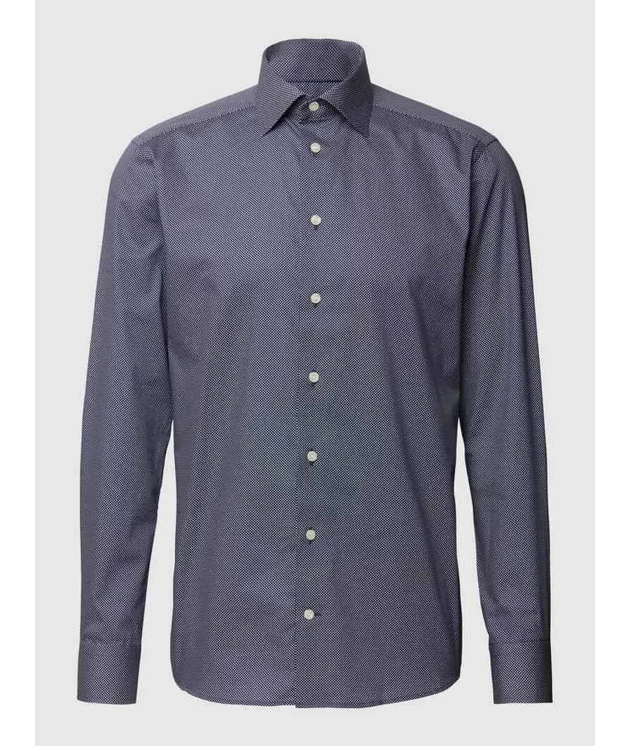 obrazek 1 Koszula biznesowa o kroju slim fit z diagonalu