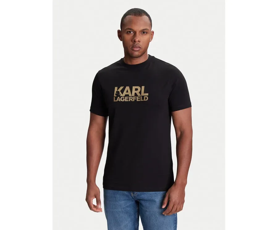 obrazek 1 KARL LAGERFELD T-Shirt 755087 553235 Czarny Regular Fit
