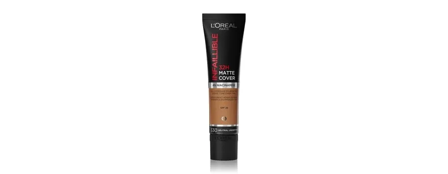 obrazek 1 L'Oréal Paris Infaillible 32H Matte Cover Podkład kremowy 30 ml Nr. 330 - Hazelnut
