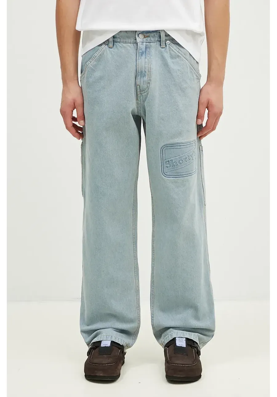 obrazek 1 PLEASURES jeansy Box Logo Carpenter Jeans męskie P24F001