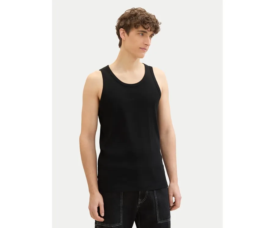 obrazek 1 Tom Tailor Denim Tank top 1042035 Czarny Regular Fit