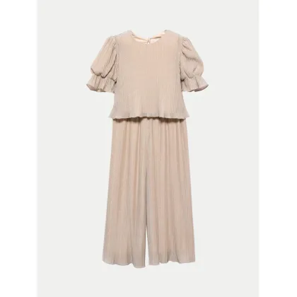 Zdjęcie Abel & Lula Komplet bluzka i spodnie 5723 Beżowy Regular Fit