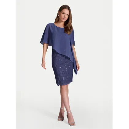Zdjęcie Swing Sukienka koktajlowa 77760410 Niebieski Regular Fit