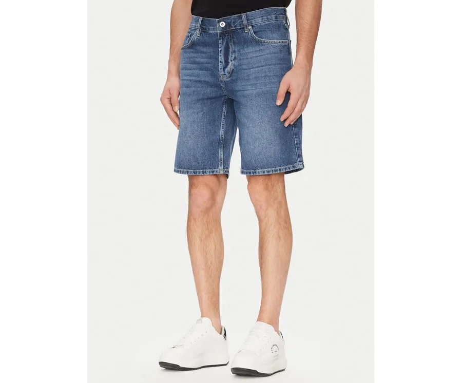 obrazek 1 Karl Lagerfeld Jeans Szorty jeansowe A2M10132 Granatowy Regular Fit