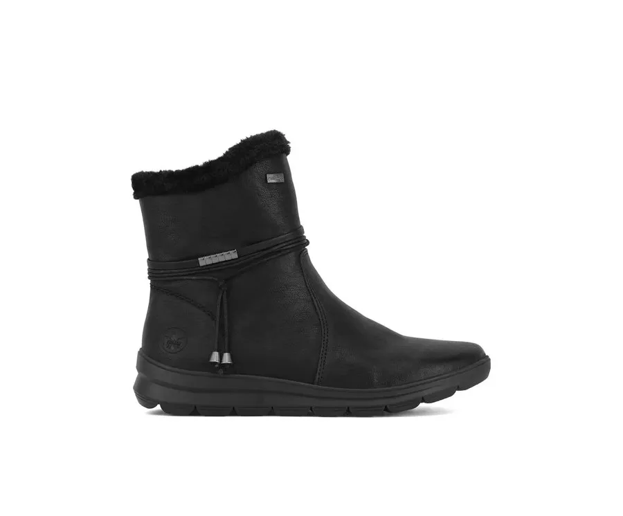 obrazek 1 Rieker Botki Z0070-00 Czarny