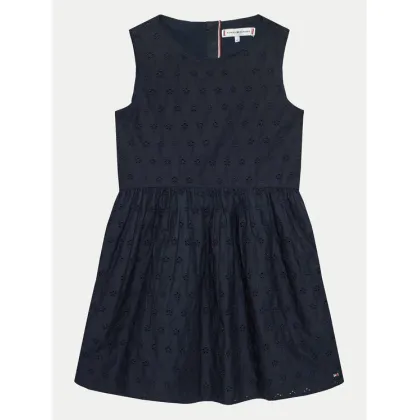 Zdjęcie Tommy Hilfiger Sukienka letnia Anglaise KG0KG07931 D Granatowy Regular Fit