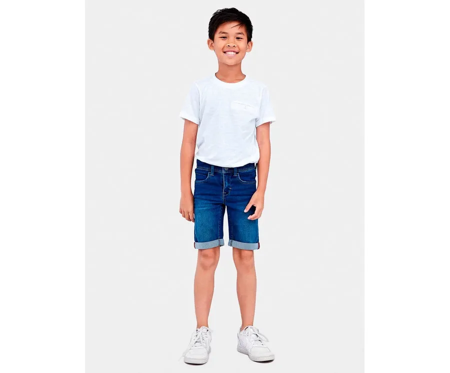 obrazek 1 NAME IT Szorty jeansowe Sofus 13150022 Granatowy Slim Fit