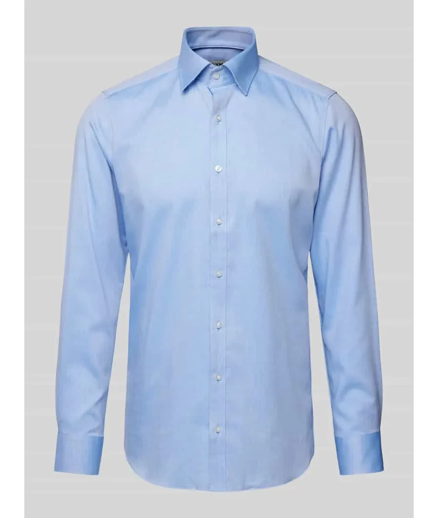 obrazek 1 Koszula biznesowa o kroju slim fit z jednolitą fakturą