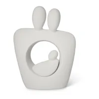 Picture Fantastic ceramic decoration in the form of a Family figurine