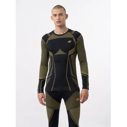 Zdjęcie 4F Bielizna termoaktywna górna 4FAW23USEAM105 Czarny Slim Fit