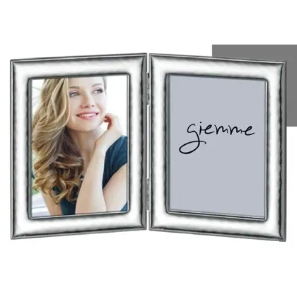 Picture Unique two-piece silver photo frame 9x13 cm
