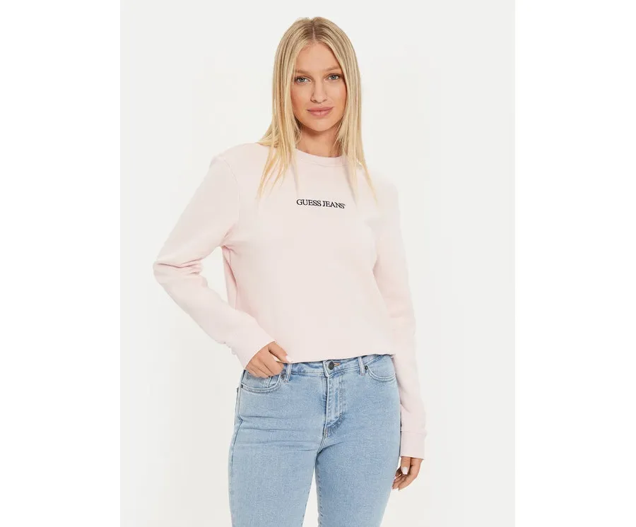 obrazek 1 Guess Jeans Bluza W4YQ10 KC811 Różowy Classic Fit