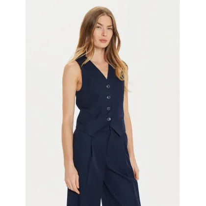 Zdjęcie TWINSET Kamizelka 242TP2158 Granatowy Slim Fit