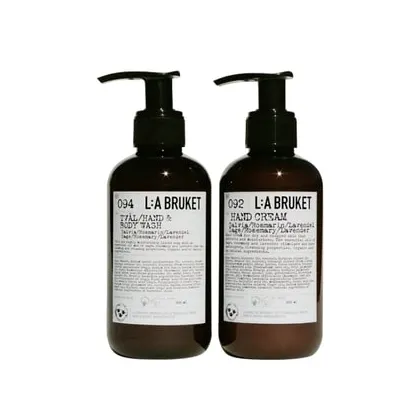 Zdjęcie L:A Bruket Duo Kit Liquid Soap Hand Cream Sage/Rosemary/Lavender Zestaw do pielęgnacji ciała 1 szt.
