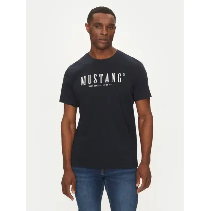 Zdjęcie Mustang T-Shirt Austin 1016264 Granatowy Regular Fit